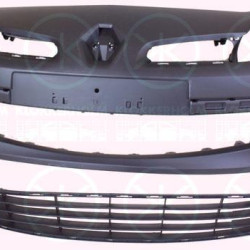 Bumper, w/primer, Front, with arrangement for front fog light, not for trim level: SPORT, Trim Level: 15" Hjul, 620223641R (RENAULT), 77 01 208 681 (RENAULT)