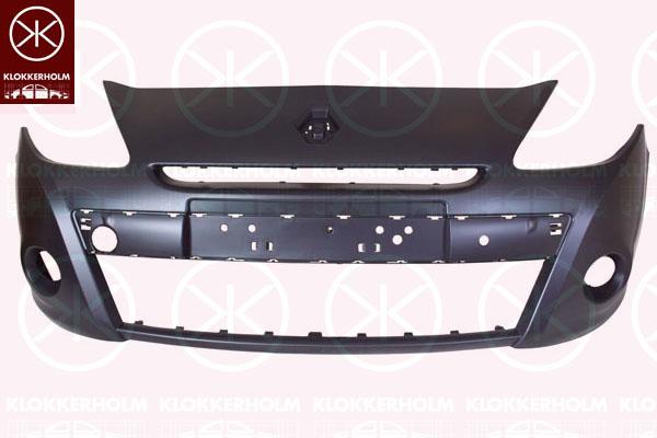 Bumper, for vehicles without headlamp cleaning system, Front, Rim Size [inch]: 15, w/primer, with hole(s) for fog lights, 62 02 246 34R (RENAULT), 77 01 479 263 (RENAULT)