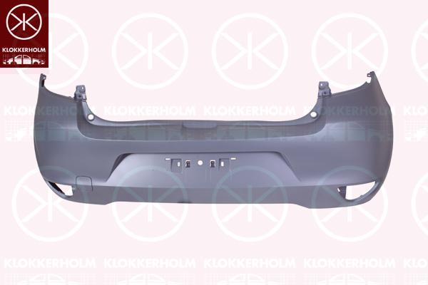 Bumper, w/primer, Rear, 77 01 479 250 (RENAULT)