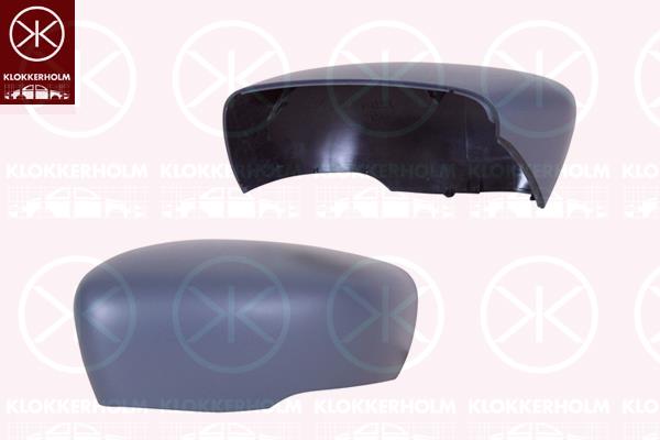 Housing, exterior mirror, Left, w/primer, LED, 963739179R (RENAULT)