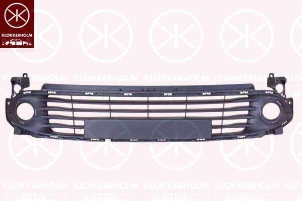 Ventilation Grilles, bumper, Front, black, 62 25 429 58R (RENAULT)