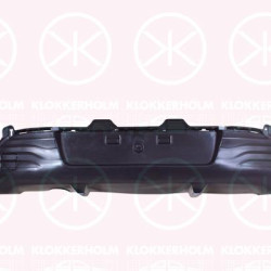 Bumper, Blank, Rear, black, Lower Section, 85 02 214 56R (RENAULT)