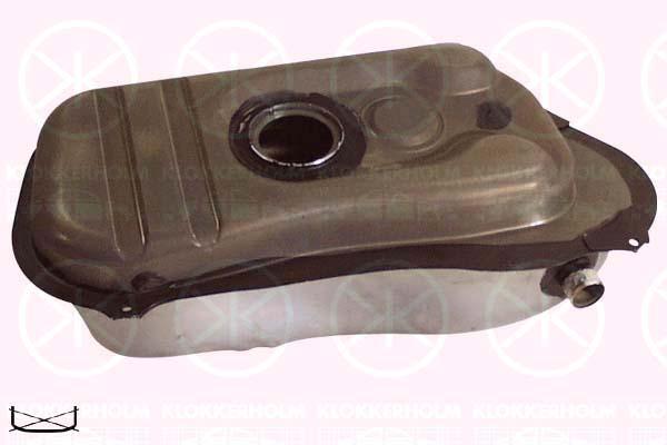 Fuel Tank, not inj., 55L, with gaskets/seals, 77 00 785 106 (RENAULT), 77 00 785 126 (RENAULT)