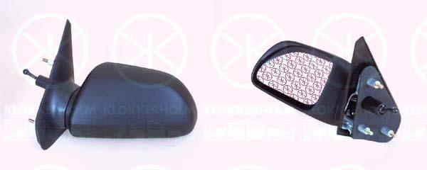 Exterior Mirror, Control: cable pull, Plan, Left, not ECE approved, 77 00 785 786 (RENAULT)