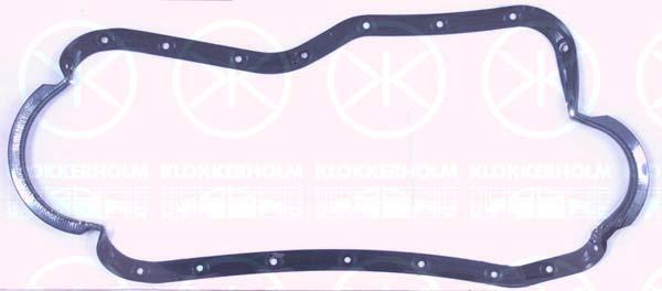 Gasket, oil sump, Rubber, 77 00 739 392 (RENAULT)