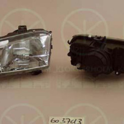 Headlight, H4, for vehicles with headlight levelling, Left, Illuminance [lx]: 20, 77 01 040 282 (RENAULT)