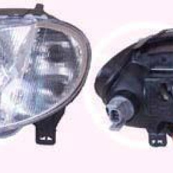 Headlight, H7/H1, for vehicles with headlight levelling, Valeo, Right, Illuminance [lx]: 20, 260103707R (RENAULT), 77 01 047 180 (RENAULT)