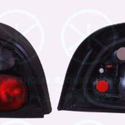 Tail Light Assembly, without bulb holder, Right, Indicator Colour: Smoke Grey, 77 01 040 646 (RENAULT)