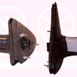 Exterior Mirror, w/primer, for electric mirror adjustment, Aspherical, Heatable, Left, 77 00 431 469 (RENAULT)