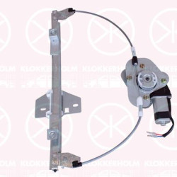 Window Regulator, with electric motor, Electric, Left Rear, 77 00 834 343 (RENAULT)