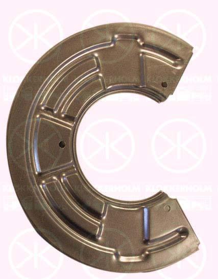 Splash Guard, brake disc, Automatic Transmission, Front Axle, Diameter 1/Diameter 2 [mm]: 285/125, Zinc-coated, 77 00 823 515 (RENAULT)