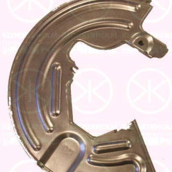 Splash Guard, brake disc, Front Axle Left, Diameter 1/Diameter 2 [mm]: 270/110, Zinc-coated, 77 00 693 172 (RENAULT), 82 00 150 229 (RENAULT), 8200778811 (RENAULT), 8427374 (VOLVO)