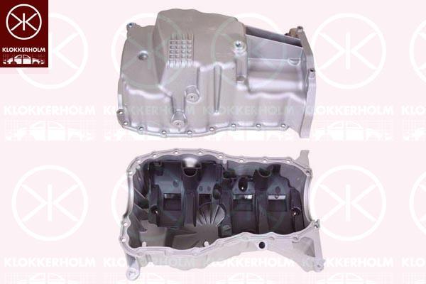 Oil Sump, Aluminium, 11110 00Q0C (NISSAN), 11110 00QAD (NISSAN), 11110 00QAP (NISSAN), 11110 BN700 (NISSAN), -11110-00Q0C (NISSAN), 1111000Q4G (NISSAN), 77 00 108 059 (RENAULT), 77 00 108 925 (RENAULT), 77 11 120 025 (RENAULT), 82 00 125 660 (RENAULT), 82 00 209 640 (RENAULT), 82 00 404 442 (RENAULT), 8200125660 (RENAULT), 8201719715 (RENAULT)