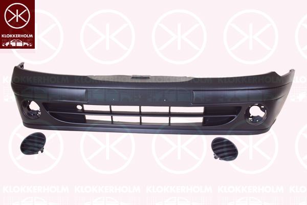 Bumper, w/primer, Front, 7701471764 (RENAULT), 7701476533 (RENAULT)