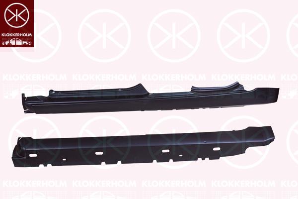 Rocker Panel, 4-dr, Repair Panel, Left, 764613466R (RENAULT), 7751473719 (RENAULT)