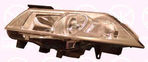 Headlight, H7/H1, for vehicles with headlight levelling, Valeo, Left, Illuminance [lx]: 20, 260603054R (RENAULT), 77 01 063 218 (RENAULT)