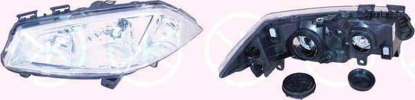 Headlight, H7/H1, for vehicles with headlight levelling, Valeo, Left, Illuminance [lx]: 20, 260604235R (RENAULT), 77 01 054 656 (RENAULT), 77 01 064 018 (RENAULT)