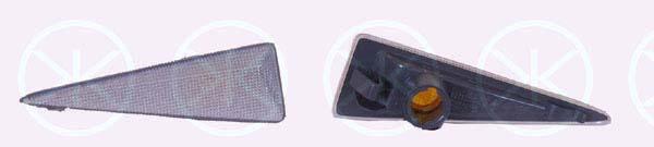 Direction Indicator, without bulb holder, white, Right Front, 82 00 027 151 (RENAULT), 82 00 301 242 (RENAULT), 82 00 633 417 (RENAULT)