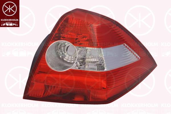 Tail Light Assembly, without bulb holder, Right, 82 00 142 681 (RENAULT)