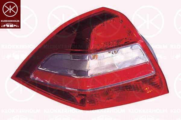 Tail Light Assembly, without bulb holder, Left, 82 00 417 345 (RENAULT)