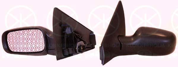 Exterior Mirror, for electric mirror adjustment, Aspherical, Heatable, Left, 77 00 834 183 (RENAULT), 77 00 834 189 (RENAULT)