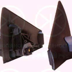 Exterior Mirror, w/primer, for electric mirror adjustment, Aspherical, Heatable, Left, 77 01 054 687 (RENAULT), 7701068373 (RENAULT)