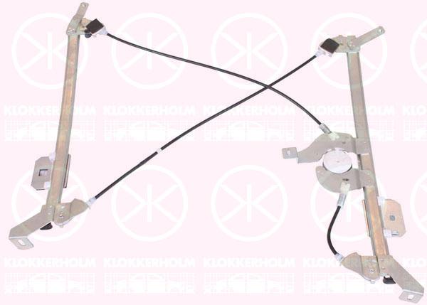 Window Regulator, without electric motor, Electric, Left, Trim Level: Cabrio, 82 01 010 930 (RENAULT)