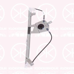 Window Regulator, OE-type, without electric motor, Electric, Left Rear, 82 00 020 874 (RENAULT), 82 00 028 070 (RENAULT)