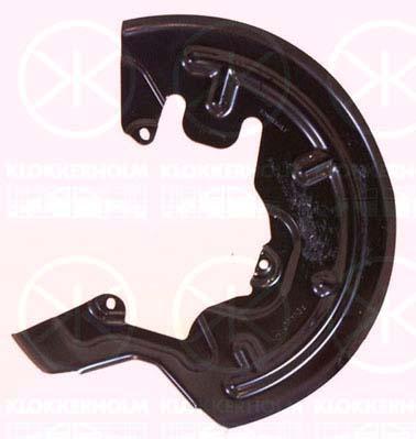 Splash Guard, brake disc, Front Axle Left, Diameter 1/Diameter 2 [mm]: 315/145, 82 00 113 681 (RENAULT)