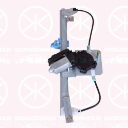 Window Regulator, with electric motor, with comfort function, Electric, Left Rear, 82 00 118 856 (RENAULT), 82 01 010 935 (RENAULT)