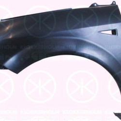 Wing, Plastic, Left Front, with hole for direction indicator, 77 01 474 852 (RENAULT), 7701474852 (RENAULT), 82 00 020 568 (RENAULT)