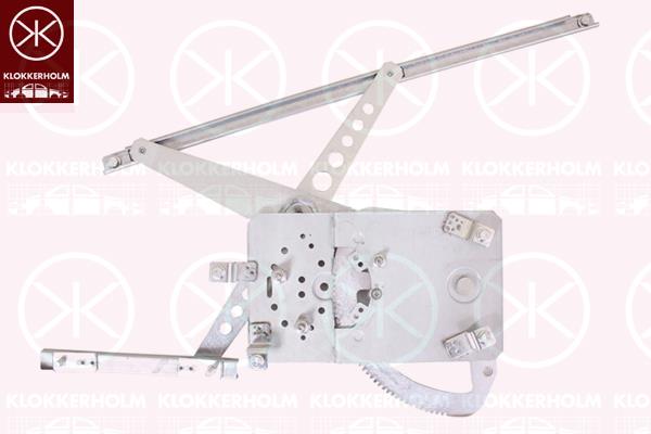 Window Regulator, without electric motor, Electric, Left Front, 80 72 100 02R (RENAULT), 807216718R (RENAULT)