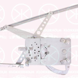 Window Regulator, without electric motor, Electric, Left Front, 80 72 100 02R (RENAULT), 807216718R (RENAULT)