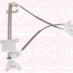 Window Regulator, without electric motor, Electric, Left Rear, 82 72 100 03R (RENAULT)