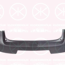 Bumper, Trim Level: Sports Line, Rear, w/primer, 5-drs, 85 02 227 01R (RENAULT)