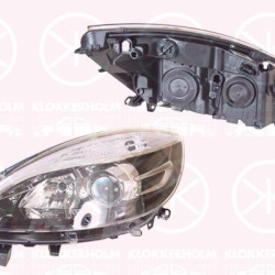 Headlight, Right, Illuminance [lx]: 12.5, H7/H7, without motor for headlamp levelling, Valeo, 26 01 006 48R (RENAULT), 26 01 084 53R (RENAULT)