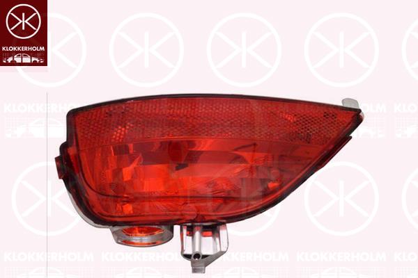 Rear Fog Light, without bulb holder, Left, 265850007R (RENAULT), 265856833R (RENAULT)