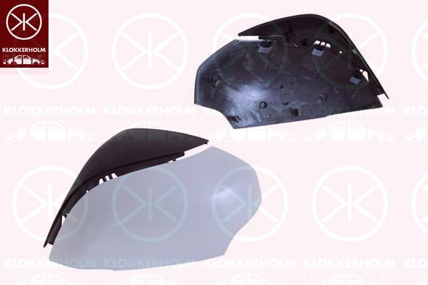 Housing, exterior mirror, Left, w/primer, 96 37 332 78R (RENAULT)