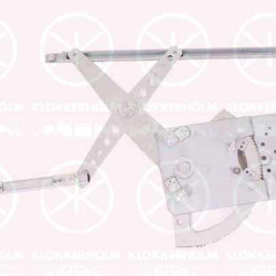 Window Regulator, without electric motor, Electric, Left Rear, 82 72 100 06R (RENAULT)