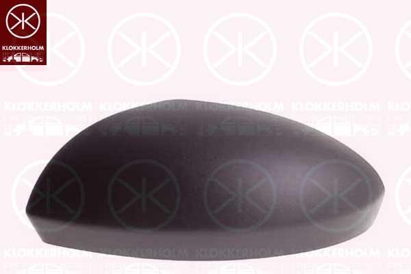 Housing, exterior mirror, Right, black, 963749543R (RENAULT), MQ007693 (MITSUBIS)