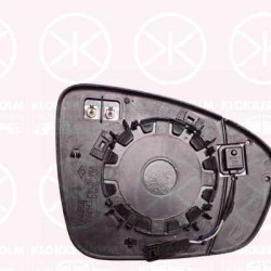 Mirror Glass, exterior mirror, Right, for vehicles with drive assistance system, Heatable, Aspherical, 963650241R (RENAULT), 963653951R (RENAULT)