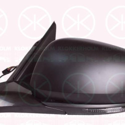 Exterior Mirror, Left, Electronically foldable, Number of pins: 9, Number of pins: 2, w/primer, with reading light, Heatable, Aspherical, 963665711R (RENAULT), 963732210R (RENAULT), 963020651R (RENAULT), 963024592R (RENAULT), 963025944R (RENAULT)