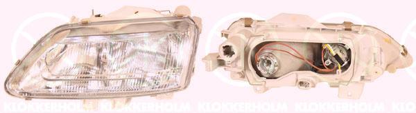 Headlight, H1/H1, for vehicles with headlight levelling, Left, Illuminance [lx]: 20, 77 01 038 261 (RENAULT), 77 01 038 269 (RENAULT)