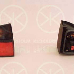 Tail Light Assembly, without bulb holder, Left, Outer section, 77 01 038 275 (RENAULT), 8480146 (RENAULT)