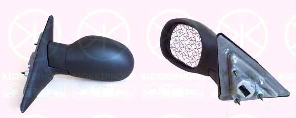 Exterior Mirror, for electric mirror adjustment, Convex, Heatable, Left, 77 00 818 978 (RENAULT)