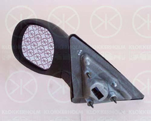 Exterior Mirror, with thermo sensor, for electric mirror adjustment, Convex, Heatable, Right, 77 00 818 979 (RENAULT)