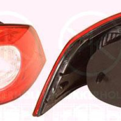 Tail Light Assembly, without bulb holder, Right, Outer section, 82 00 262 668 (RENAULT)