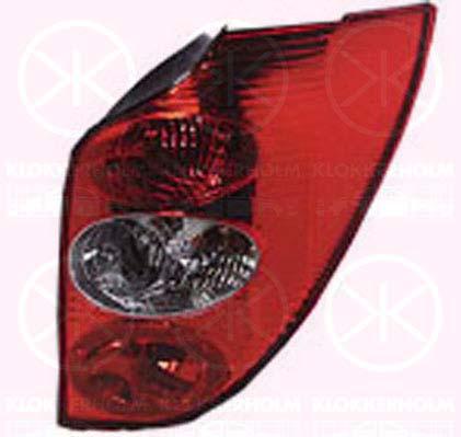 Tail Light Assembly, without bulb holder, Left, 82 00 002 471 (RENAULT), 8200703487 (RENAULT)