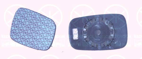 Mirror Glass, exterior mirror, Right, Blue-tinted, Heatable, Convex, 77 01 049 062 (RENAULT), 7701049066 (RENAULT)