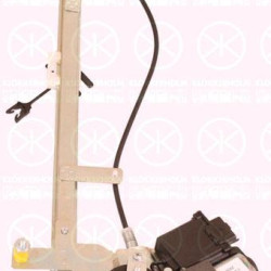 Window Regulator, Right Rear, Electric, with comfort function, with electric motor, Number of pins: 6, 82 00 305 721 (RENAULT)